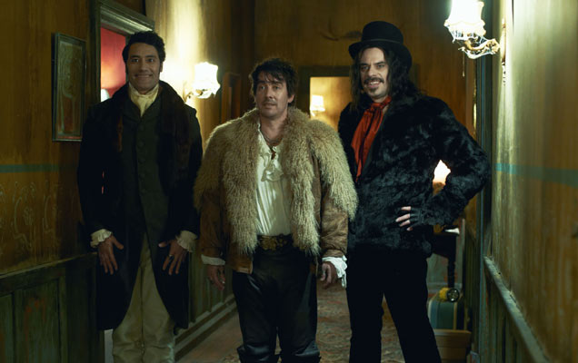 Taika Waititi, Jonathan Brugh and Jemaine Clement in 'What We Do In The Shadows'