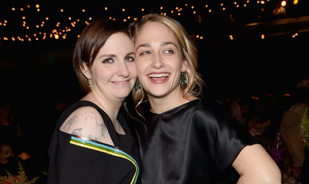 Lena Durham and Jemima Kirke at the 'Girls' season four premiere (Credit Jamie McCarthy - Getty Images)
