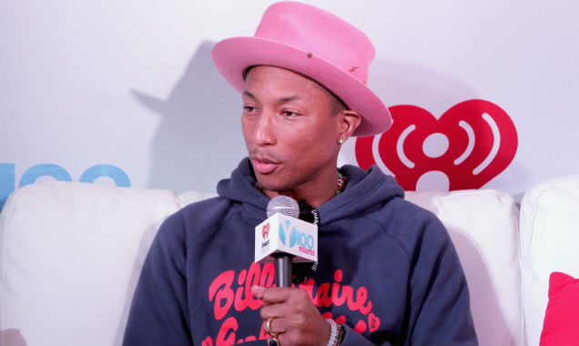 Pharrell Williams at Y100's Jingle Ball 2014
