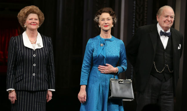 [L-R] Judith Ivey, Helen Mirren and Dakin Matthews in 'The Audience'