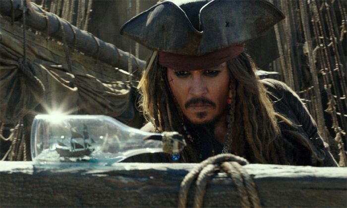 Captain Jack Sparrow in Pirates Of The Caribbean