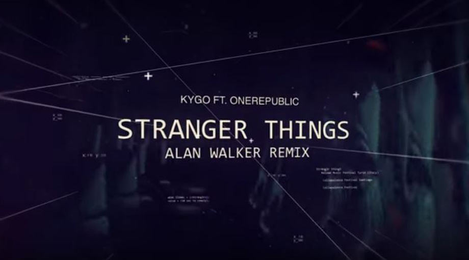 Kygo - Stranger Things ft. OneRepublic (Alan Walker Remix) Lyric 