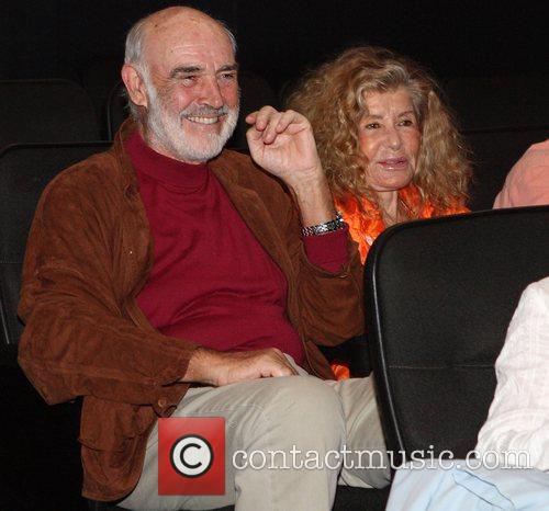 Sir Sean Connery and his wife Micheline Roquebrune