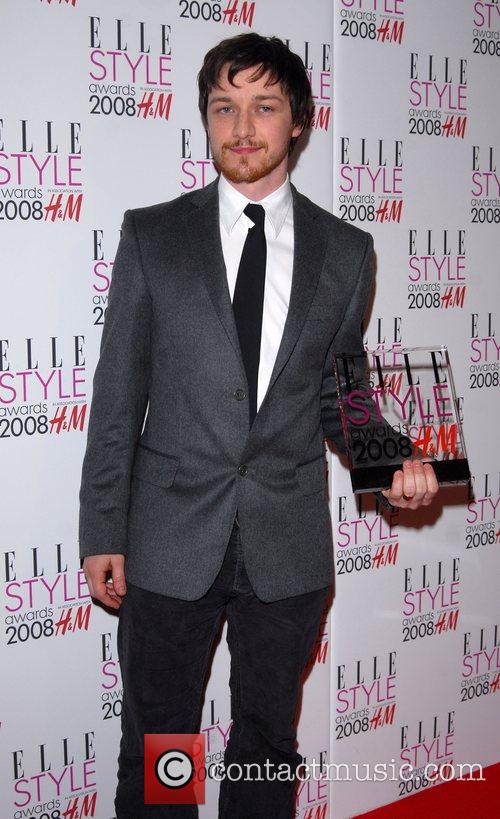James McAvoy Elle Style Awards held at the
