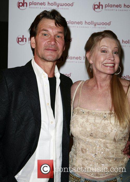 Patrick Swayze, Lisa Niemi, Planet Hollywood Grand Opening 2007