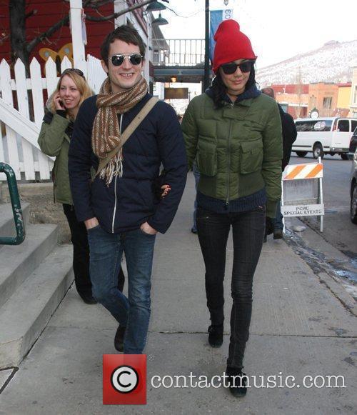 Picture - Elijah Wood and girlfriend Pamela Racine at Sundance Film 