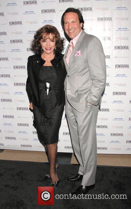 joan collins husband. Joan Collins and husband Percy Gibson