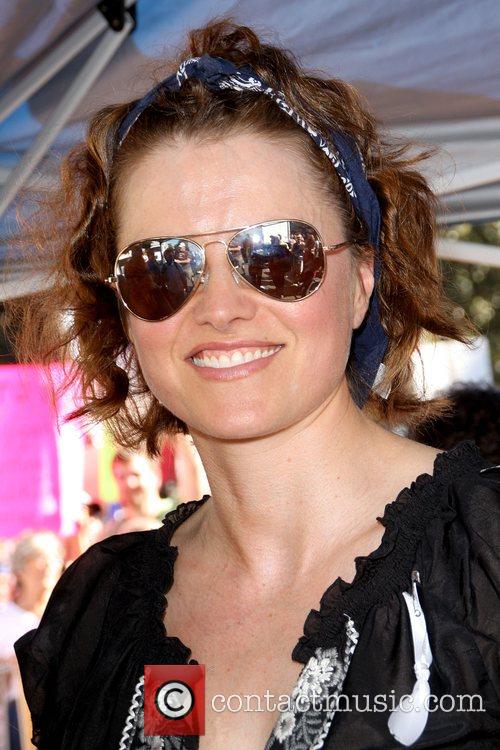 lucy lawless no on prop 8 protest rally held at los... | picture ...