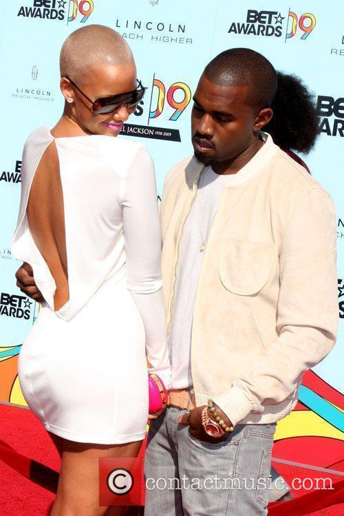 amber rose and kanye west at bet awards. Amber Rose and Kanye West Bet