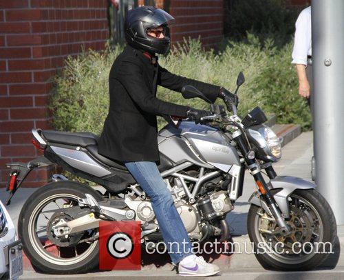 Luke Haas Was Spotted Riding On His Motorcycle In