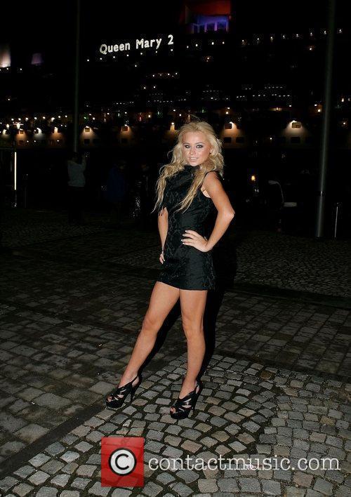 melissa reeves filming for a fashion show at liverpool waterfront ...