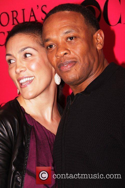 Dr Dre and his wife Nicole Threatt 2009