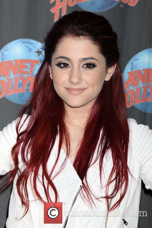 Ariana Grande promotes Nickelodeon's'Victorious' at Planet Hollywood