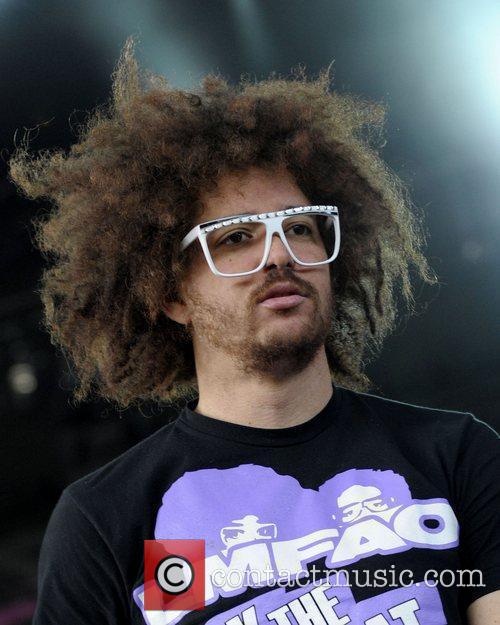 Redfoo of LMFAO performing live on stage during