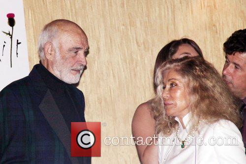 Sean Connery and his wife Micheline Roquebrune 2010