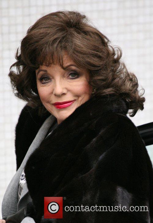 joan collins picture - joan collins at the itv studios london, england ...