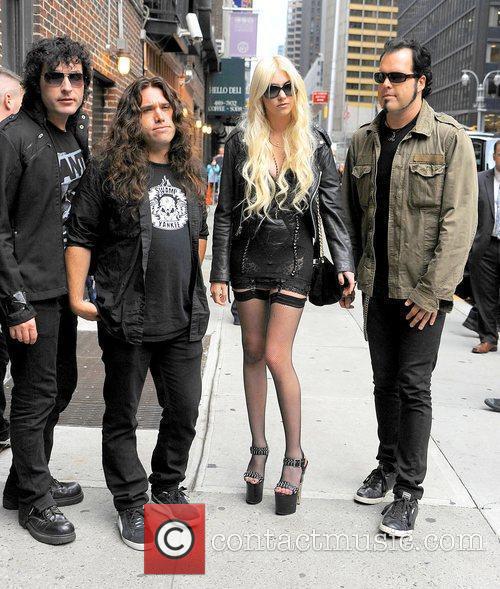 Taylor Momsen and her band the Pretty Reckless