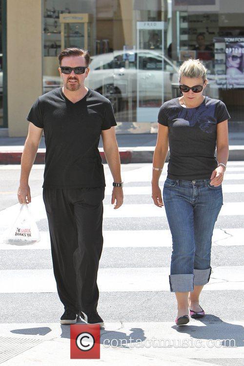 ricky gervais wife pictures. Ricky Gervais Gallery