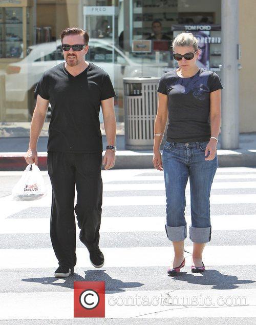 ricky gervais wife pictures. Ricky Gervais Gallery