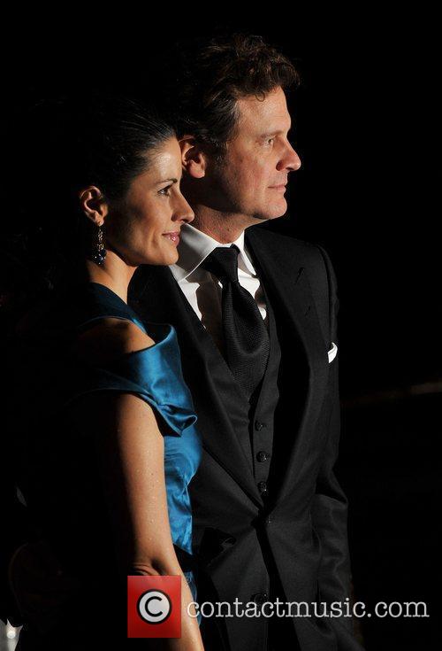 colin firth and livia giuggioli. Colin Firth and Livia