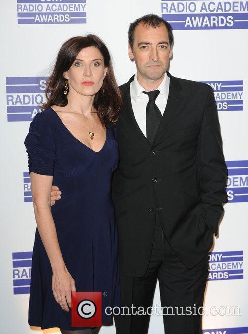 Alistair McGowan and Ronni Ancona arriving for the
