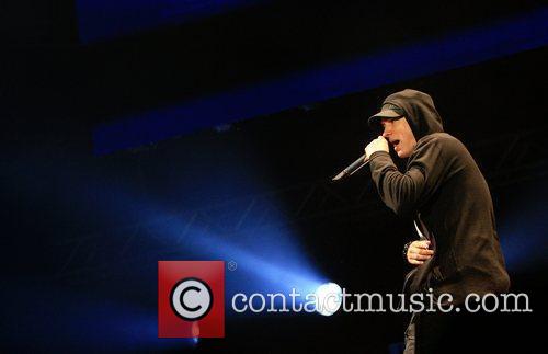 Eminem performing