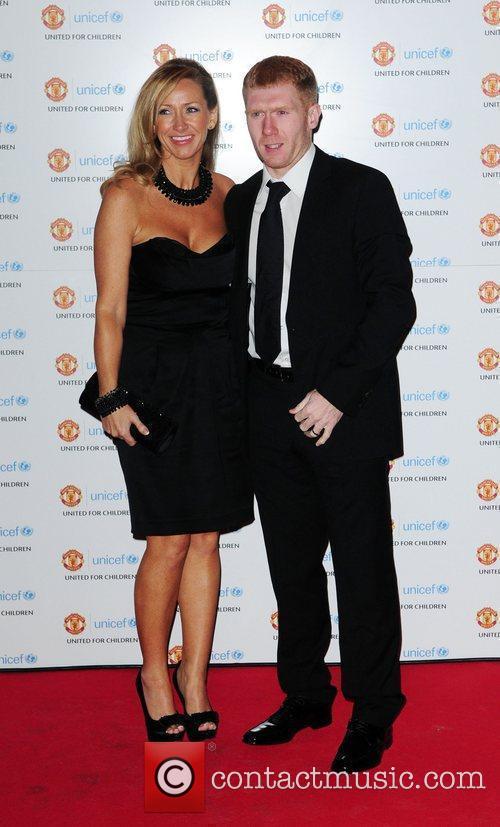 Unicef Picture 3118893 | Paul Scholes and his wife Claire Scholes ...