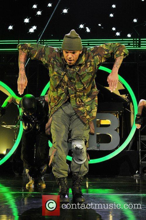 Chris Brown performs in Florida