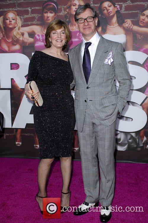 Paul Feig With Wife