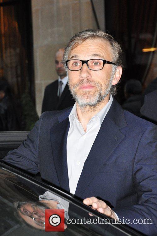 christoph waltz departs the hotel plaza athenee to attend the premiere ...