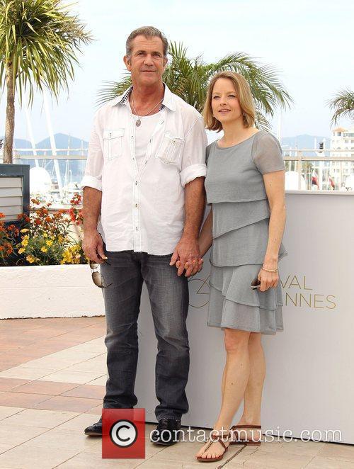 Mel Gibson and Jodie Foster, Cannes 2011