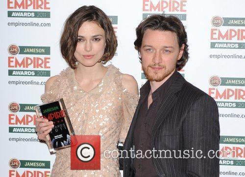 Keira Knightley and James McAvoy The Jameson Empire