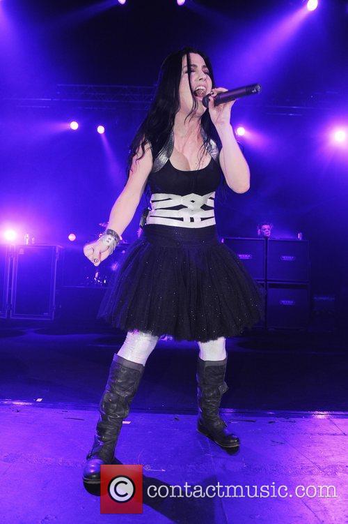 Amy Lee Evanescence performs live at Hammersmith Apollo