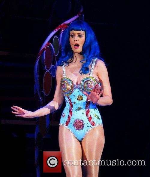 Singer Katy Perry performing her Californian Dreams Tour
