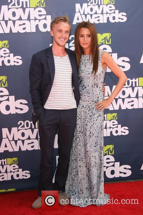 tom felton 2011 mtv movie awards. Tom Felton and Jade Olivia