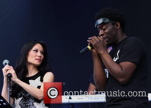 Lucy Liu and Jeymes Samuel of The Bullitts | lucy liu