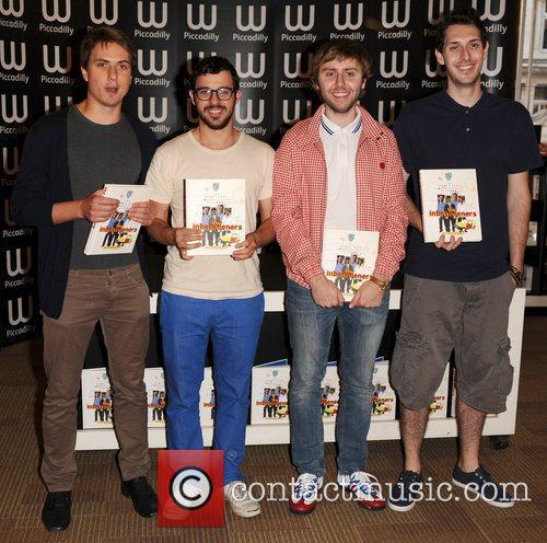 Joe Thomas, Simon Bird, James Buckley, Blake Harrison, Inbetweeners Yearbook Signing