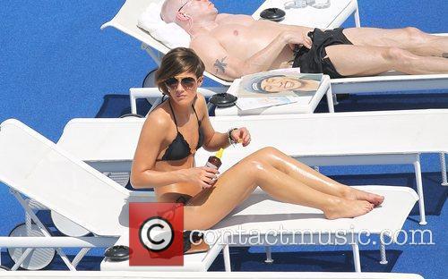 Frankie Sandford of The Saturdays in her bikini