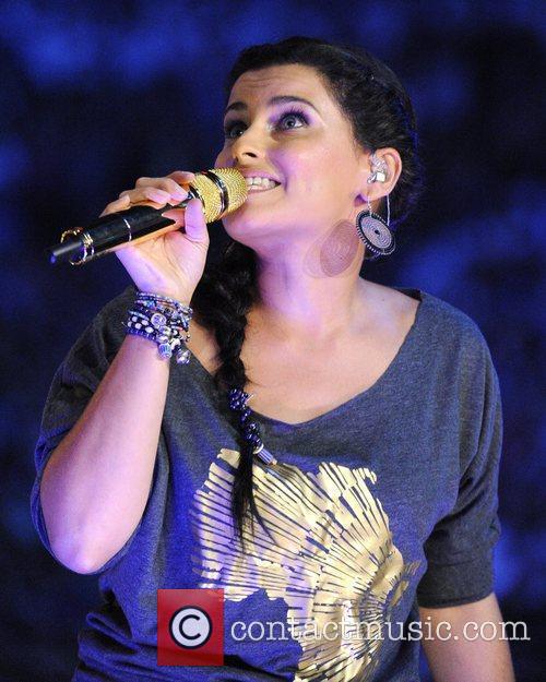 Nelly Furtado performs on stage during'WE Day'