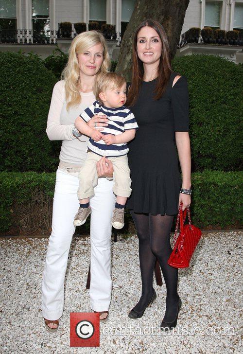 Alison Balsom her son Charlie and Agatha Relota