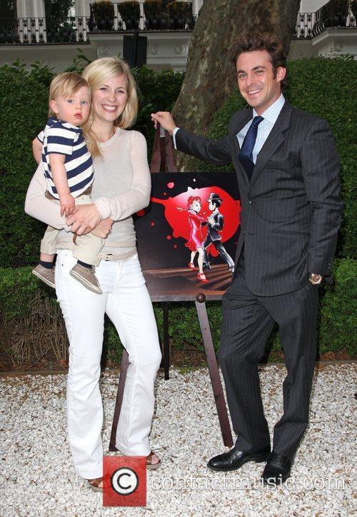Alison Balsom with her son Charlie and Jules