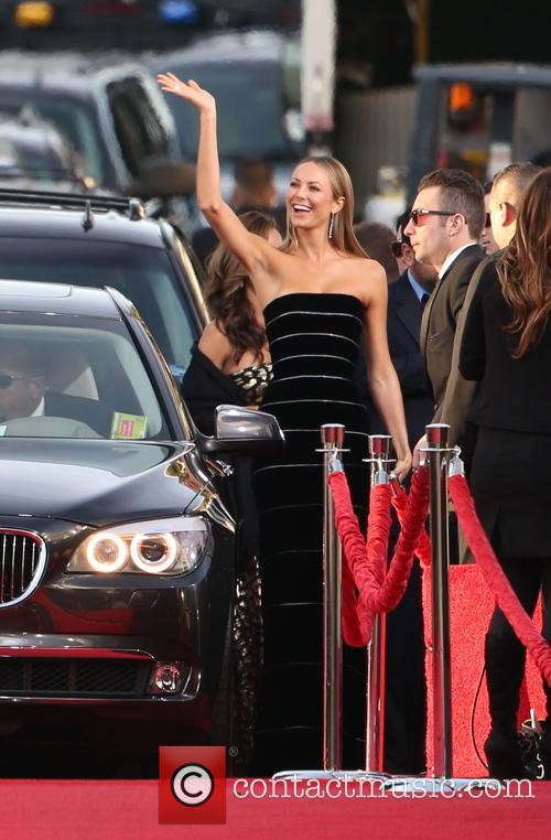 Stacy Keibler Golden Globes Dress 2013