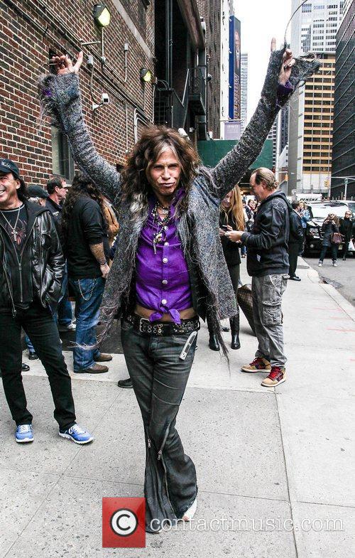 Steven Tyler, Arriving At The Late Show