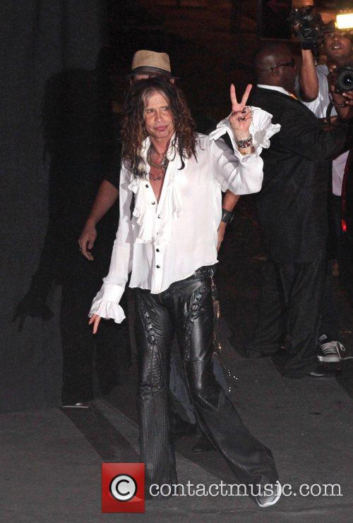 Steven Tyler hosts Aerosmith a party at Pink Taco