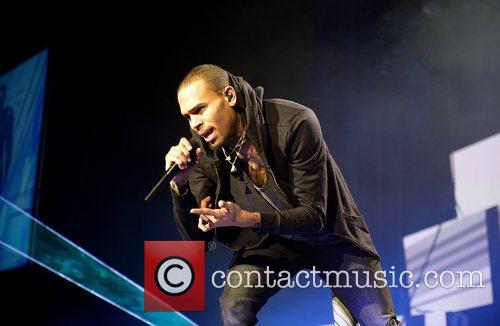 Chris Brown performs in Amsterdam