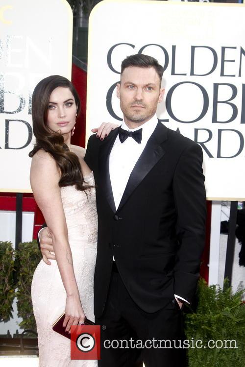 Megan Fox and Brian Austin Green at the Golden Globes