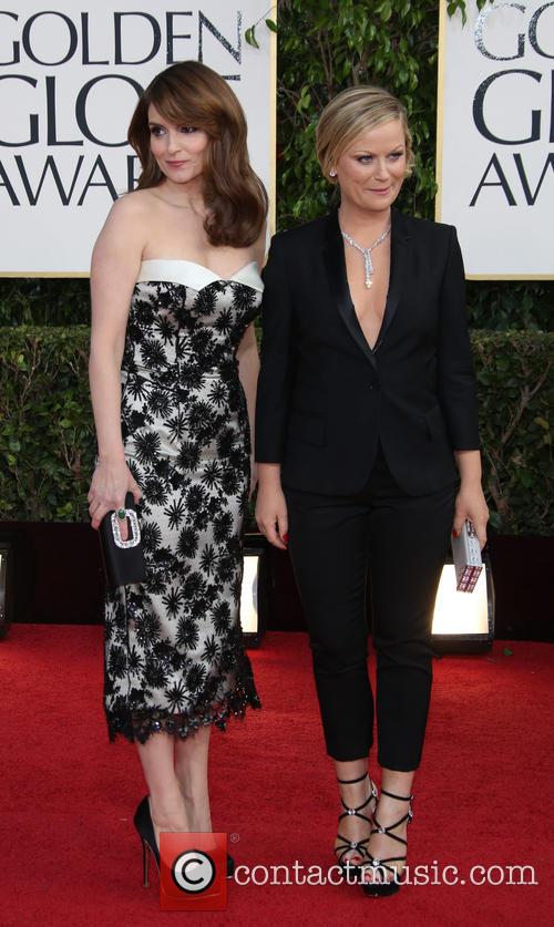 Tina Fey, Amy Poehler at the Golden Globes