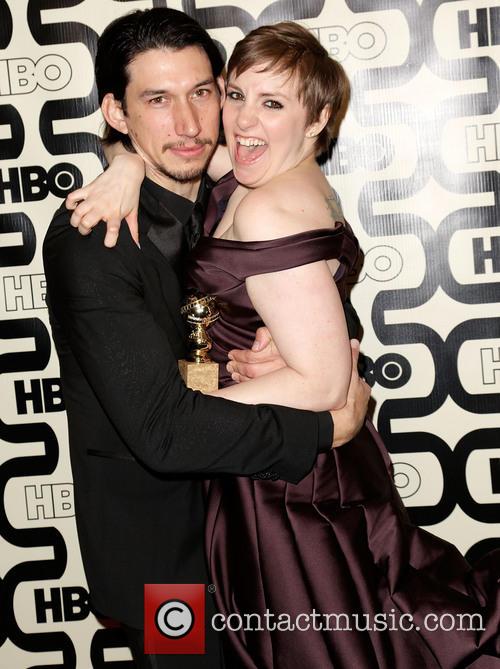 Adam Driver and Lena Dunham