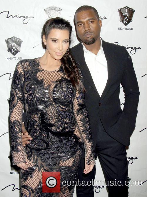 Kim and Kanye at NYE