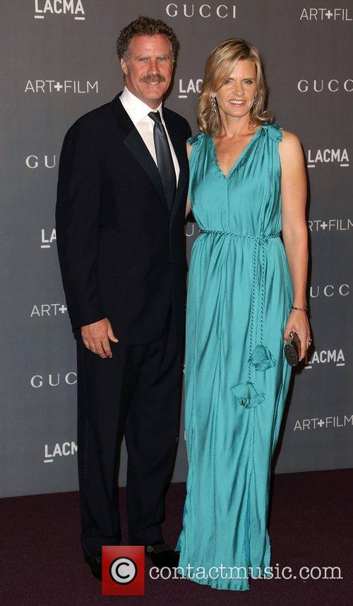 Will Ferrell And Viveca Paulin At LACMA